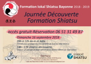 journée découverte formation Iokaï shiatsu Bayonne