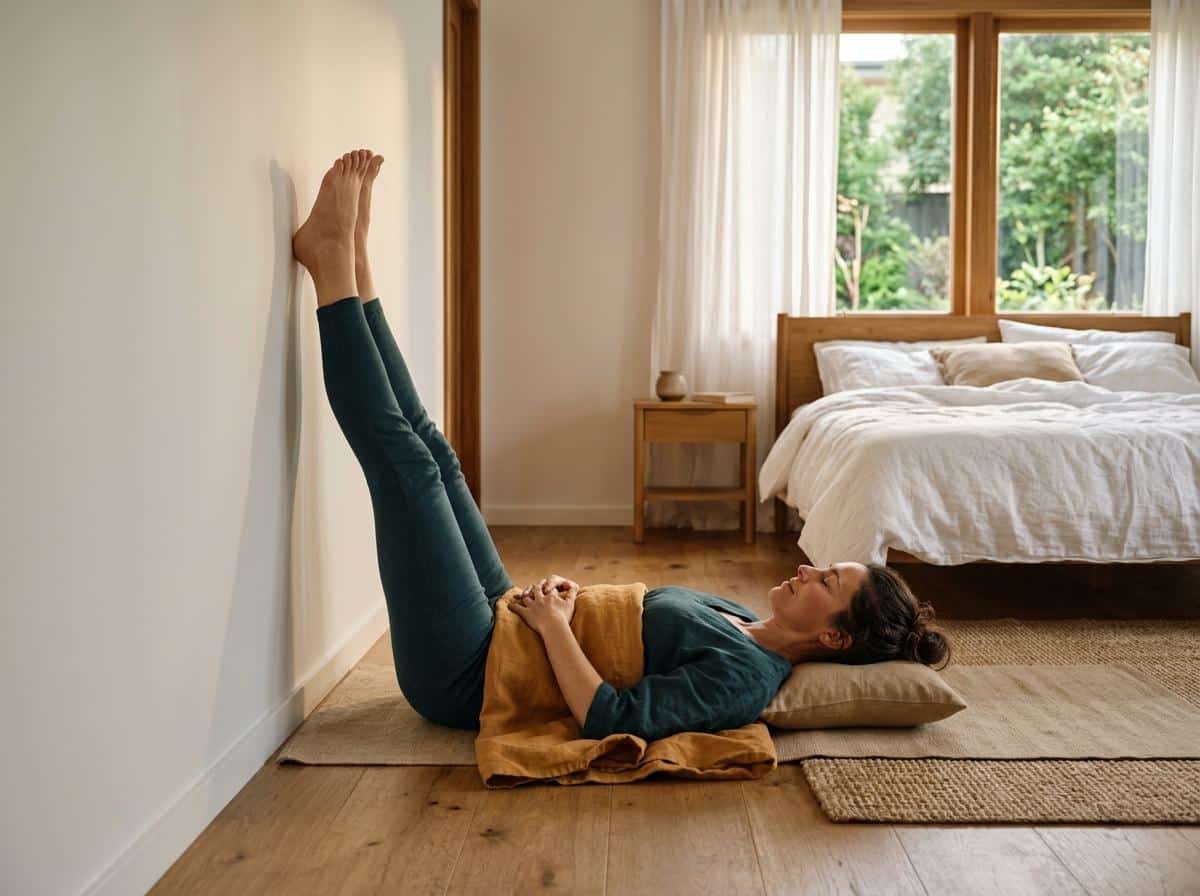 posture de yoga pour mieux dormir