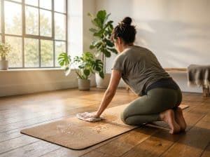comment nettoyer un tapis de yoga en liège